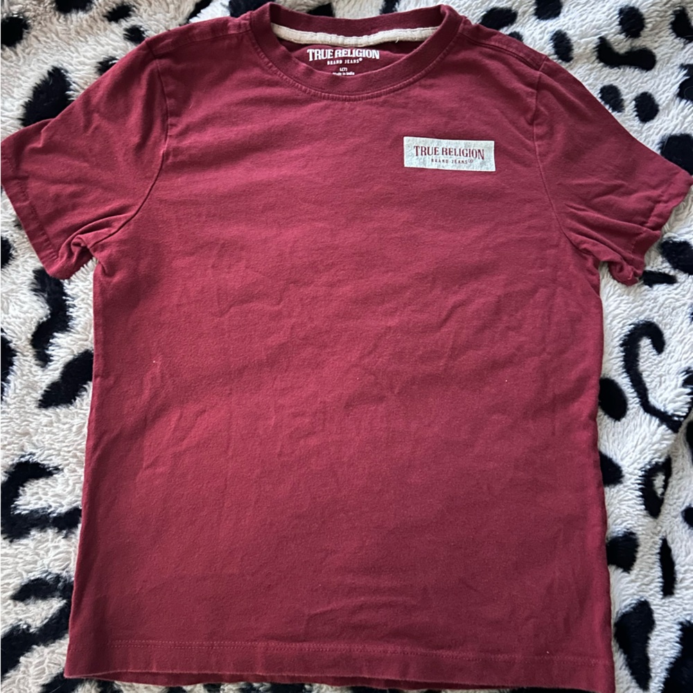 True Religion Kids Burgundy T-Shirt